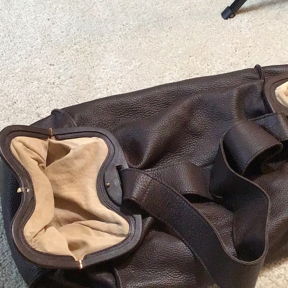 Bottega Veneta Dark Brown Leather Tote. Vintage. Letter of authenticity. - Picture 5 of 10